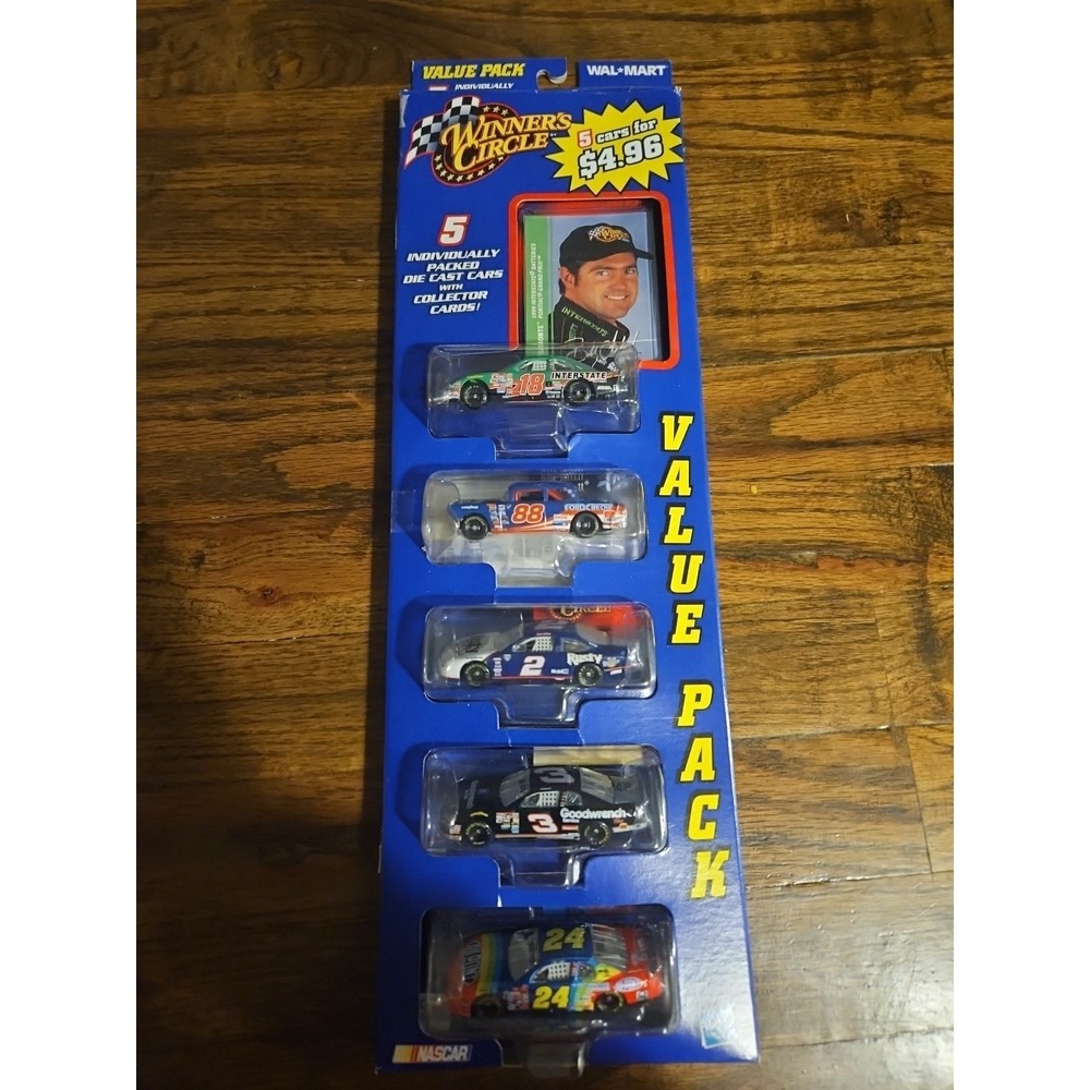 Winners Circle NASCAR Value Pack 5 Die Cast Cars Earnhardt Gordon Wallace NIB